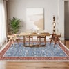 Area Rugs VintageRugs Machine Washable Low Pile for Bedroom Soft Area Rug Print Carpet with Rubber Backing for Home Office Decor  Laundry Room - 3 of 4