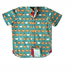 Boy's Pumpkin Spice Short Sleeve Shirt - TukTuk Designs - 1 of 3