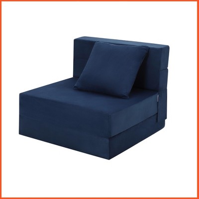 Single Size Folding Sofa Mattress, Convertible Sofa Bed with Pillow