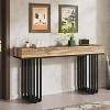 Tribesigns 55-Inch Console Table for Entryway, Industrial Hallway Table with Stylish Metal Frame for Living Room, Entrance - 4 of 4
