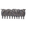Storied Home Resin Sheep Planter with Distressed Finish, Iron - 3 of 3