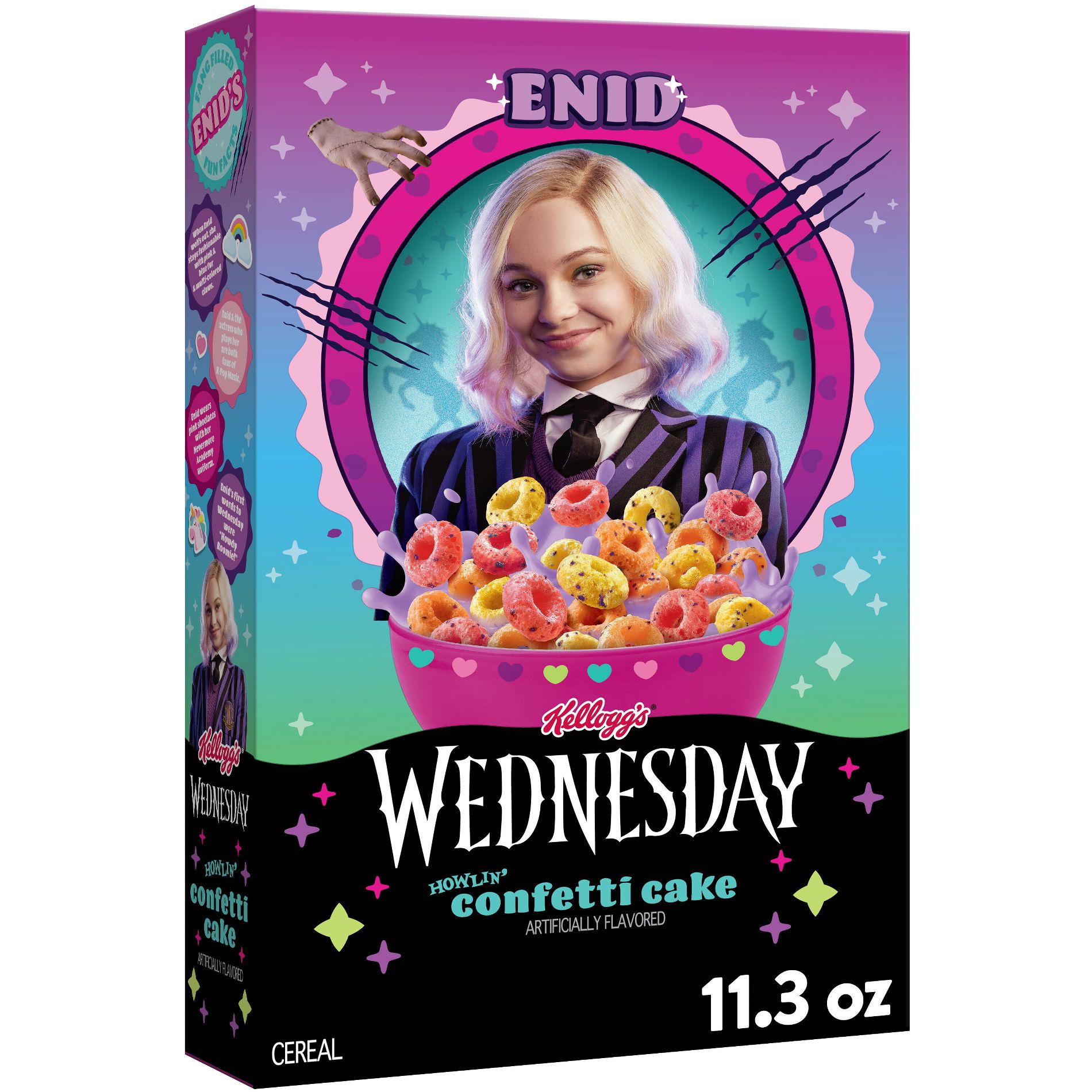 Kellogg's Enid Confetti Cake Limited Edition Breakfast Cereal - 11.3oz