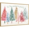 Amanti Art 41"x28" Holiday Sparkle I by Dina June Framed Canvas Wall Art Print - 2 of 4