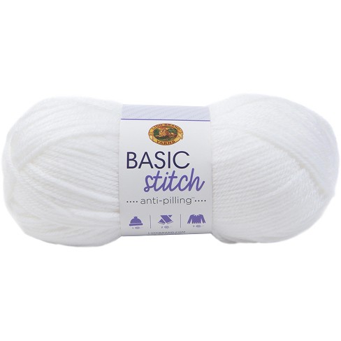 Lion Brand Basic Stitch Anti-pilling Yarn-white : Target