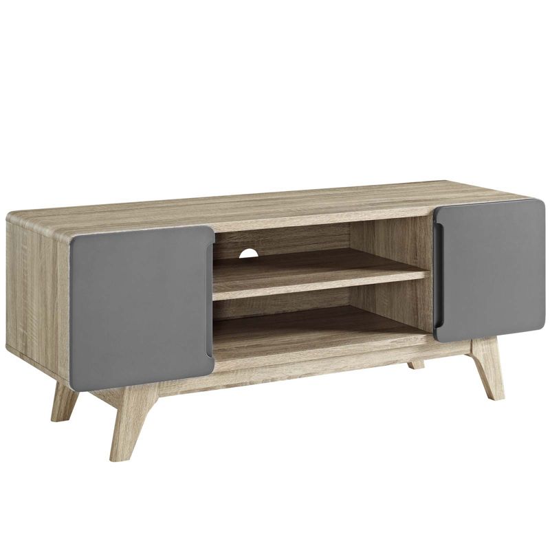 Modway Tread 47 TV Stand Natural Gray, 1 of 5