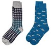 MeMoi 2 Pair Men Novelty Socks - 3 of 4