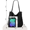 Paaaawaters Corduroy Tote Bag for Women,Hobo HandBags with Zipper,Large Capacity Casual Shoulder Handbags with Inner Pockets - 2 of 4