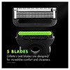 GilletteLabs with Exfoliating Bar Shaving Razor for Men, 1 Handle, 4 Razor Blade Refills, 1 Magnetic Shower Hanger - 2 of 4