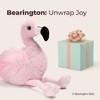 Bearington Flamingo Stuffed Animal: Pink Plush Faux-Fur, Premium Fill, Feathery Tufted Tail, Realistic Details - 4 of 4