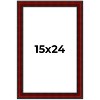 PosterPalooza | Weathered Red Picture Frame - UV Acrylic, Foam Board Backing, Hanging Hardware - 2 of 4