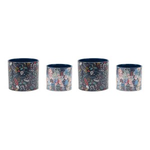 Melrose Berry and Pine Tree Holiday Planter (Set of 4) - 1 of 4