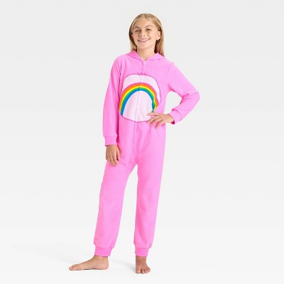 Girls' Care Bears Union Suit - Pink