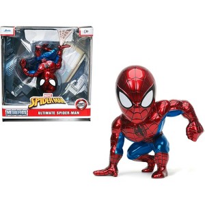 Ultimate Spider-Man 5" Diecast Figure "Marvel's Spider-Man" "Metalfigs" Series by Jada - 1 of 4