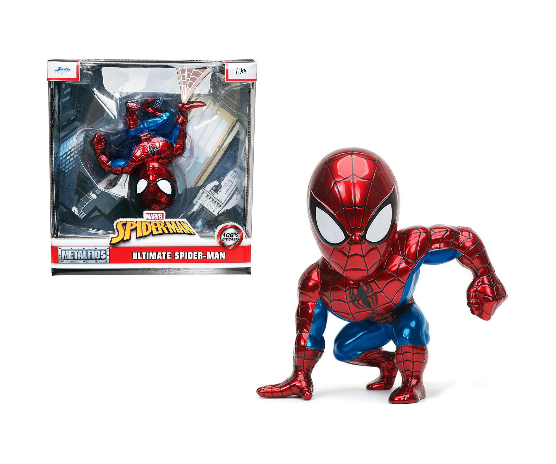 Ultimate Spider-Man 5" Diecast Figure "Marvel's Spider-Man" "Metalfigs" Series by Jada