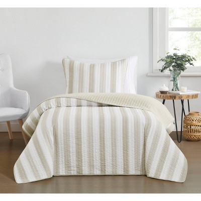 Truly Soft Aiden Striped Quilt Set