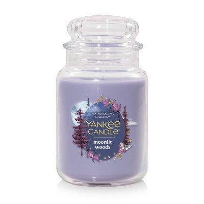 Original Large Jar Moonlit Woods Candle 22oz - Yankee Candle