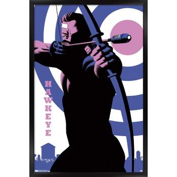 Trends International Marvel Comics - Hawkeye - Pop Art Framed Wall Poster Prints