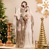 Northlight Lighted Glittery Holy Family Christmas Decoration - 21" - Clear LED Lights - 2 of 4