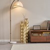 NicBex Modern Floor Vases Set of 3, Glazed Metal Large Vase for Dried Flowers, Vintage Standing Vase for Pampas Grass Wicker - 2 of 4