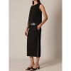 Women's Fitted Ponte & Faux Leather Skirt - Before You - 4 of 4