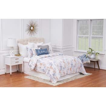 C&F Home Lina Spring Floral Cotton Quilt Set  - Reversible and Machine Washable