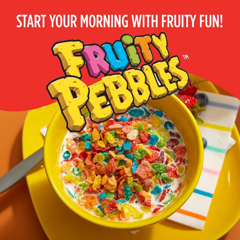 Fruity Pebbles Breakfast Cereal, 2 of 9