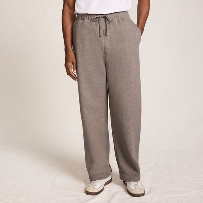 Lands' End Men's Serious Sweats Wide Leg Sweatpants