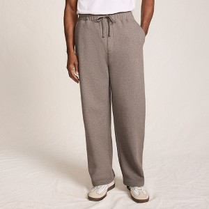 Lands' End Men's Serious Sweats Wide Leg Sweatpants - 1 of 4