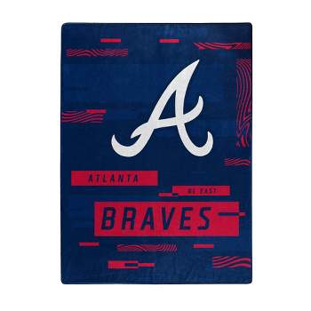 MLB Atlanta Braves Digitized 60 x 80 Raschel Throw Blanket