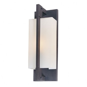 Troy Lighting Blade 1 - Light Wall Light in  Forged Iron Matte Opal Shade - 1 of 1