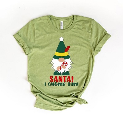 Simply Sage Market Women's Santa I Gnome Him Short Sleeve Graphic Tee