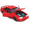1993 Ford Mustang SVT Cobra Red "Classic Muscle" "Maisto Design" Series 1/24 Diecast Model Car by Maisto - 2 of 4