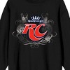RC Cola Royal Logo Women's Black Sweatshirt - 2 of 3