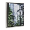 Stupell Industries Foggy Forest View Floating Frame Canvas Art - 2 of 4