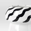 10% Recycled Ceramic Mushroom Vessel White - Room Essentials™ - 3 of 3