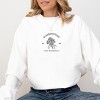 Simply Sage Market Embroidered Washington Coast Flower Garment Dyed Sweatshirt - 3 of 4