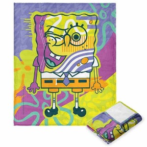 Spongebob Cool Bob Painting Silk Touch Throw Blanket - 1 of 4