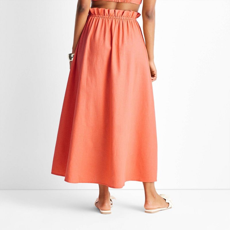 Women's Linen Tie-Front Maxi Skirt - Future Collective™ with Jenny K. Lopez, 2 of 6