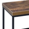 59.5" Industrial TV Stand with 1 Open Shelf for Media Storage and TVs up to 60 Inches for Living Room and Bedroom - 4 of 4