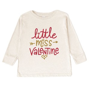 The Juniper Shop Little Miss Valentine Toddler Long Sleeve Tee - 1 of 3