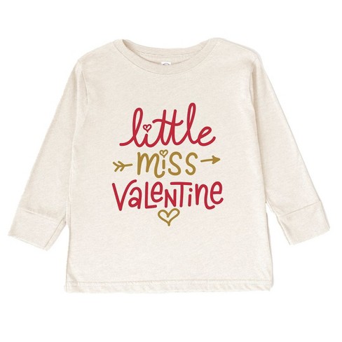 The Juniper Shop Little Miss Valentine Toddler Long Sleeve Tee - image 1 of 3