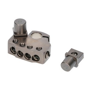 Metra® 1/0 to 10-Gauge 8-Position Battery Terminal in Black - 1 of 4