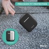 iHome AirPods Case Cover and Magnetic Neckband Bundle, Silicone Case, Charging Flexibility, Durable Protection, Black - 3 of 4