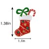 Anna-Kaci Golden Tone Christmas Brooch Pins Sparkly Rhinestones Enamel Lapel Pin for Women - 2 of 4