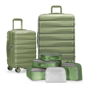 Traveler's Choice Edinburgh 2pc Luggage Set with Packing Cubes