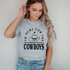 Simply Sage Market Women's I'm Here For The Cowboys Hat Short Sleeve Graphic Tee - 2 of 3