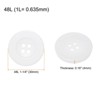 Unique Bargains Resin Snap Fastener Round Flat 4-Hole Sewing Buttons 10 Pcs - 2 of 4