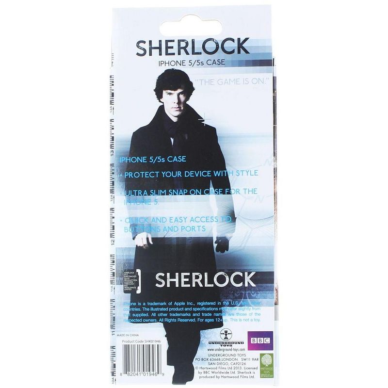 Se7en20 Sherlock Holmes 221B iPhone 5 Hard Snap Case, 2 of 3