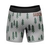 Mens Sascrotch Boxer Briefs Funny Saying Big Foot Joke Graphic Novelty Underwear For Guys - Crazy Dog Boxer Briefs - 3 of 4