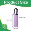 Unique Bargains Elastic Neoprene Commuting Jogging Cycling Insulated Bottle Sleeves with Carrying Handle 2 Pcs - 2 of 4